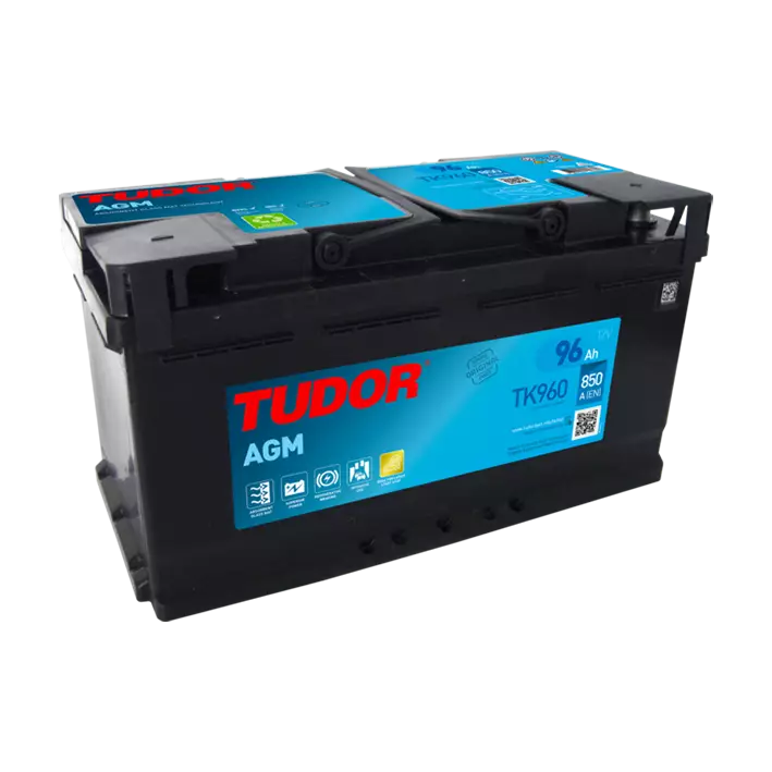 Startbatteri TK960 TUDOR 96Ah AGM - AGM batterier - 8020108622 - 1