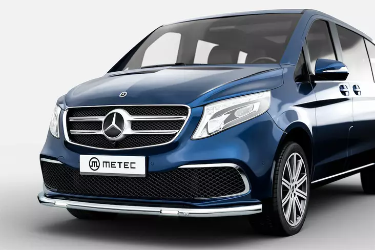 Frontrör (LED), MB Vito & V-Klass 2014-2023, Ø60mm, Metec - Frontrör till transportbil - 8020102362 - 2