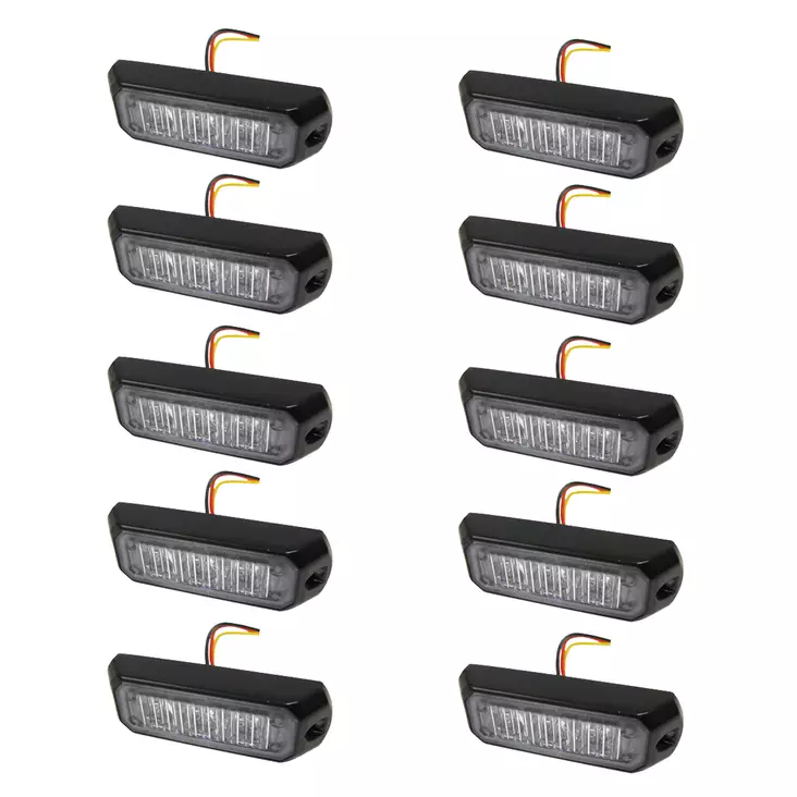 LED-blixtljus 3LED M3S 10 PACK - Blixtljus - 8020107452 - 1