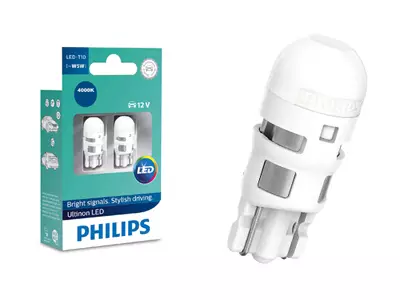 T10 Philips Ultinon LED, 4000k, 12V - T10 LED-lampor - 8020105102 - 1