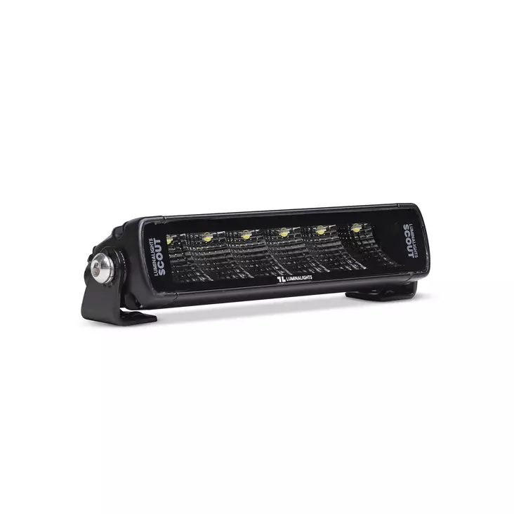 Arbetsljusramp LuminaLights Dark Work Slim 200 LED – 177 mm Flood Beam - Led arbetsramper - 8020105232 - 1