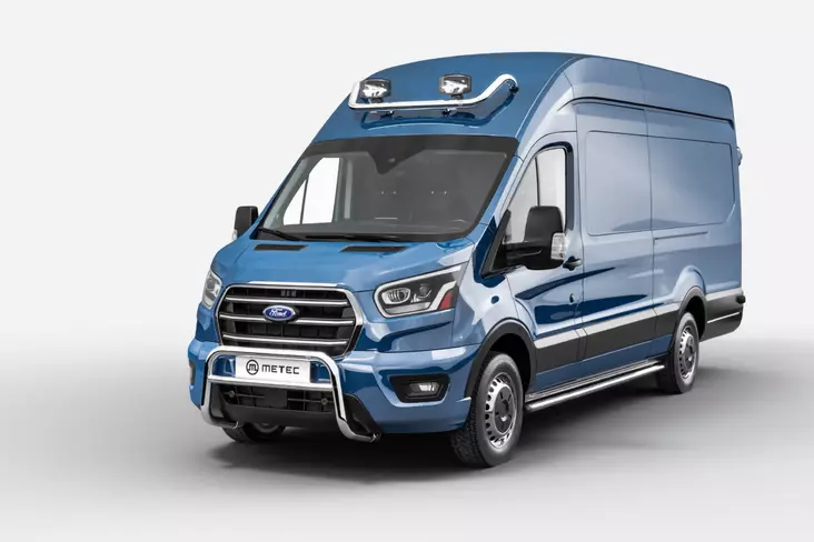 Stylingpaket rostfritt stål Ford Transit 2019- - Stylingpaket till transportbil - 8020102292 - 1