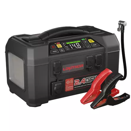 Starthjälp – Lokithor AW401 – 2500A, 12V, 150 PSI kompressor, högtryckstvätt, LiPo - Startbooster - 8020120503 - 1