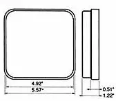 LED-bakljus 10V-30V -64LED - Led-backljus - 4030120023 - 2