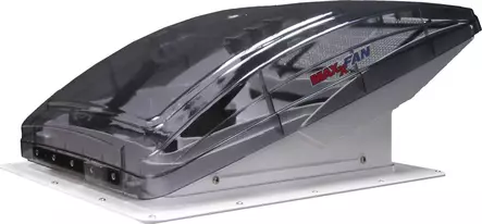 MaxxFan Deluxe 40x40 cm, Dark Tint Tonat Svart - Takluckor - 8020112383 - 1