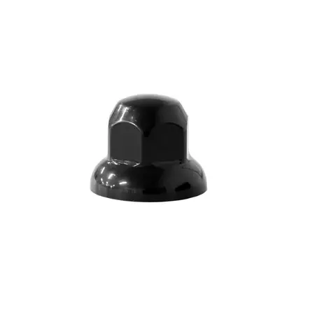 Hjulmutterkåpa Svart 33mm - Hjulsidor & Fälginsatser - 8020109493 - 1