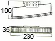 LED-varselljus serie, 6LED, 12V - DRL varselljus - 3040120003 - 2