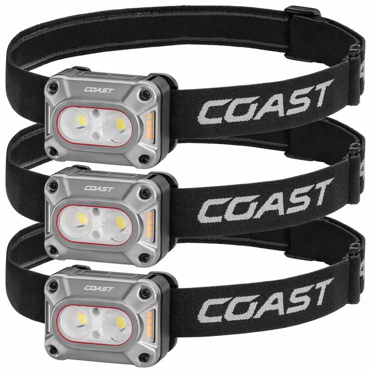 Coast FLX15R Uppladdningsbar Pannlampa (3-pack) – 1000 Lumen - Pannlampor - 8020113023 - 1