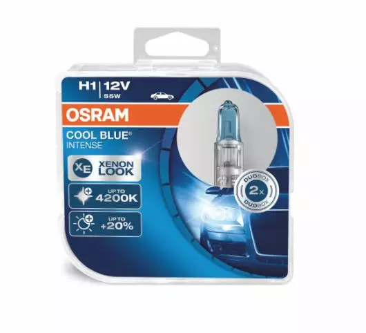 H1 Osram Cool Blue Intense - H1 Halogenlampor - 8020100923 - 1