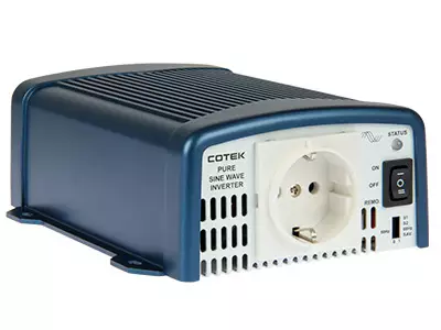Inverter 350W, Cotek, Äkta sinusvåg - Sinus inverter - 8020101103 - 1