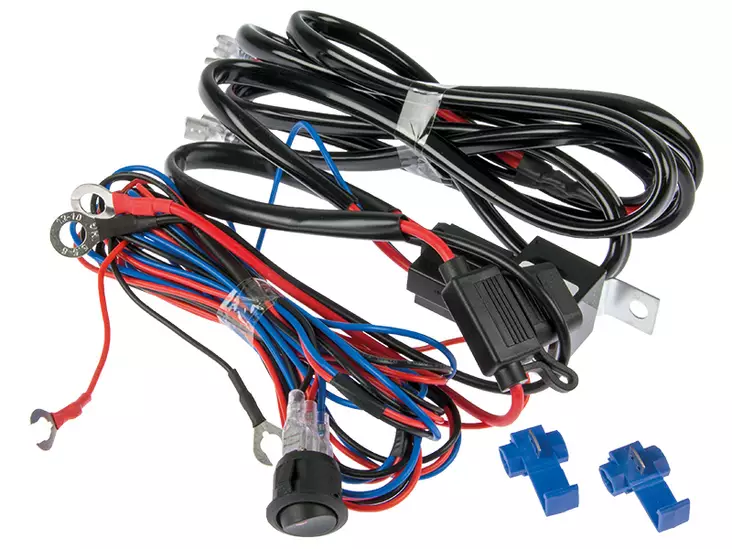Kabelsats för 3st ljus, strömbrytare, MAX 300W Totalt - Kabel - 8020104403 - 1