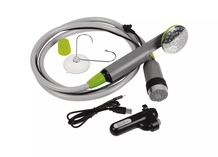 Campduschsats med smal batteridriven dränkbar pump - Dusch - 8020112323 - 1
