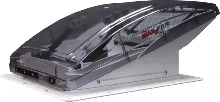 MaxxFan Deluxe 40x40 cm, Dark Tint Tonat Svart - Takluckor - 8020112383 - 1
