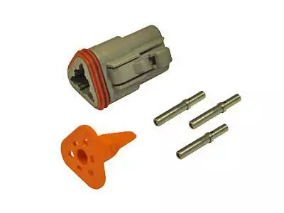 Deutsch DT 3-pin. 0,5 - 1,5mm2 kontaktserie - Deutsch kontakt - 2040120064 - 2