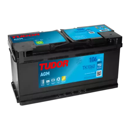Startbatteri TK1060 TUDOR 106Ah AGM - AGM batterier - 8020108614 - 1