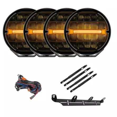Extraljuspaket Optibeam Elites 9" Heated 4-pack - LED-extraljus - 8020121124 - 1