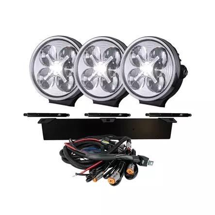 KOMPLETT KIT 3x SALA 7" KIT EXTRALJUS LED - LED-extraljus - 8020106864 - 2