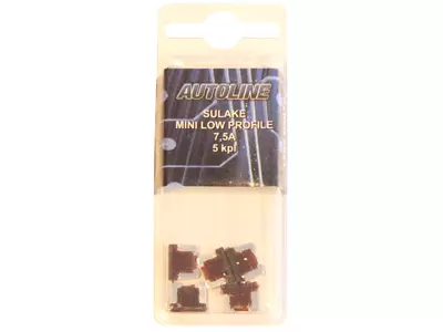 Fuse Mini Low Profile 7,5A, 5 st - Säkring - 8020104944 - 1