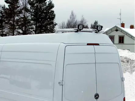 T-RACK bakre takbåge Mercedes Sprinter H3 07- - Takbåge till transportbil - 8020120914 - 1