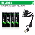 COAST ZITHION-X AA Laddbara batterier (4st) - Batterier laddbara - 8020108374 - 4