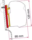 Fiamma markisadapter F45 Westfalia high roofs - Tältillbehör - 8020112384 - 2