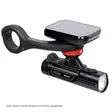 KOM cykelfäste GoPro med snabbkopplingsadapter, kolfibermönster - Cykelbelysning tillbehör - 8020107354 - 3