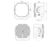 Optibeam Octax 6.0 led-arbetsljus - Led-arbetsbelysning - 8020105404 - 9