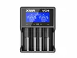 Xtar VC4 Li-ion Batteriladdare, 4-fack - Laddare för 18650 batterier - 8020107914 - 2