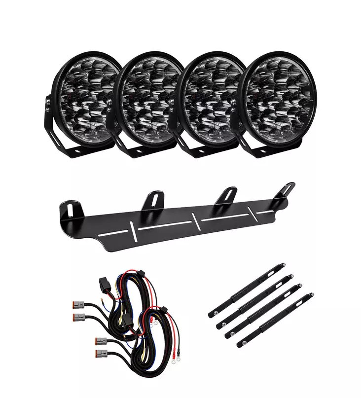 4-Pack W9 Phoenix DARK EDITION LED-Extraljuspaket - Extraljuspaket - 8020108114 - 1