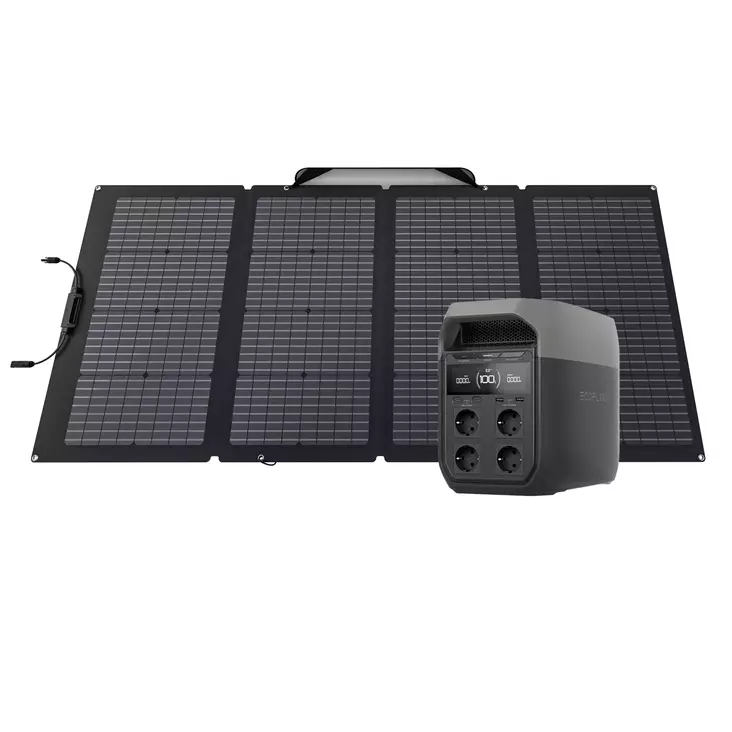 EcoFlow Delta 3 + EF 220W - Powerstation - 8020112674 - 1