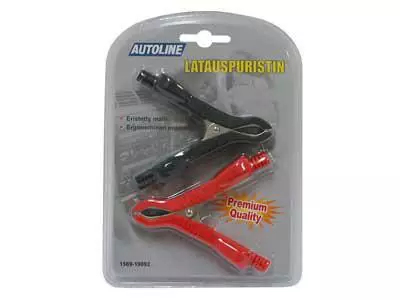 Par kabelklämmor röd/svart, Autoline - Kabel - 3050120854 - 1