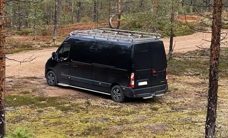 Takräcke, Renault Master 2010-, L1H1 - Takkorg och stege till transportbil - 8020103254 - 1
