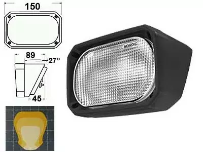Nordic Lights N100 infällt arbetsljus - Halogen-arbetsljus - 8020105054 - 1