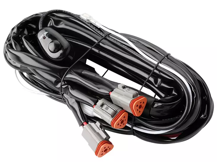 Reläkabelsats för 3st ljus med DT-3 kontakt - Reläsats & Kabelsats - 8020104404 - 1