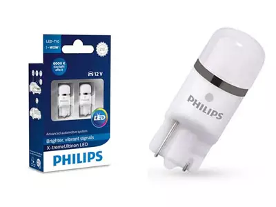 T10 Philips X-tremeUltinon LED, 6000K, 12V - T10 LED-lampor - 8020105104 - 1