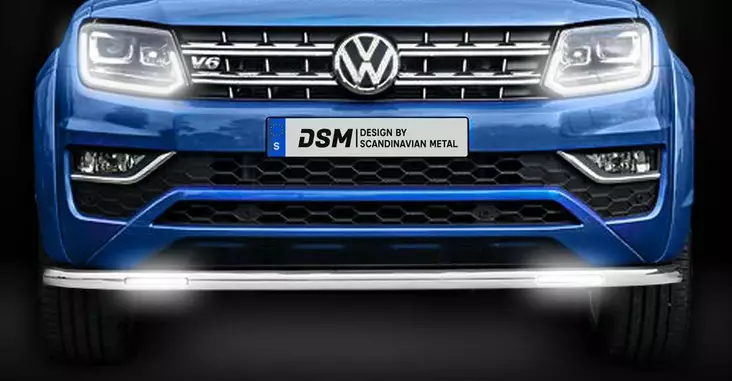 VW Amarok 2017+ V6 Frontrör med inbyggd DRL - Volkswagen - 7000010124 - 1