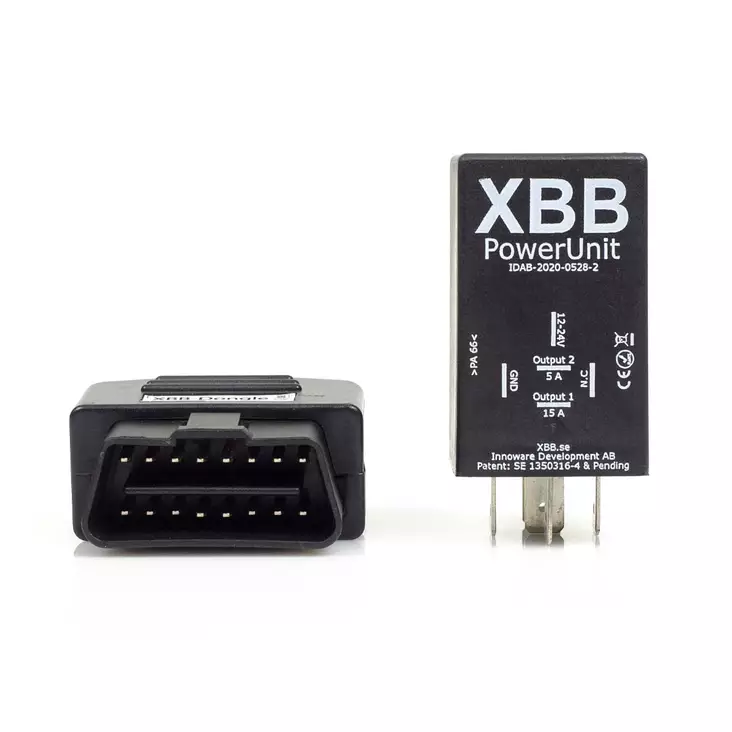 XBB Dongle med PowerUnit komplett kit, Tesla Model S & X - Reläsats & Kabelsats - 8020103864 - 1