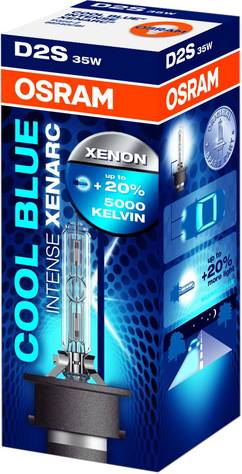 D2S Osram Xenarc Cool Blue, +20%, 5500K - D2R och D2S - 1040700475 - 1