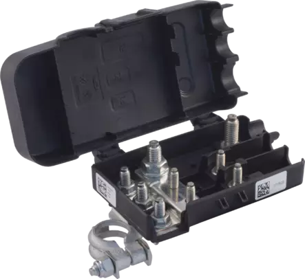 Polplint med säkringshållare 2xMidi, 1xMega - Batterier - 8020108675 - 1