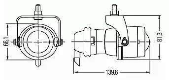 Hella Micro DE dimljus serie - Dimljus - 3030220025 - 2