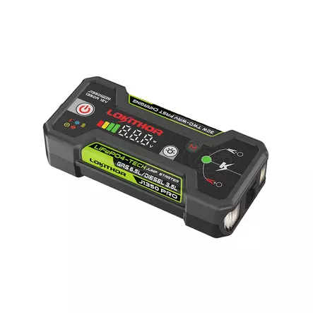 Starthjälp – Lokithor J1350 PRO – 1350A, 12V, LiFePO4 - Startbooster - 8020120505 - 1