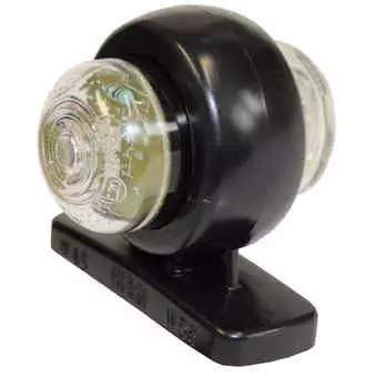 LED-markeringsljus, gummi stjälk klar/röd - Led-positionsljus med gummiarm - 4040110255 - 1