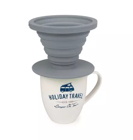 Hopfällbart kaffefilter i silikon - Köktillbehör - 8020112235 - 1