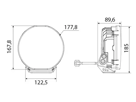 W-Light Fury 7 LED-extraljus - LED-extraljus - 8020110785 - 2