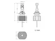 HB4 (9006) LED-lampa 25W, Autoline - LED-lampor - 8020105255 - 2