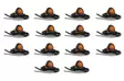 Tillvalspaket till Sidorör |14st LED-dioder Orange - LED-positionsljus - 7010010045 - 2