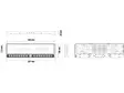OPTIBEAM E-BAR EU TWIN Nummerplåts LED-ramp - LED-ramper - 8020111005 - 4
