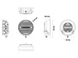 Optibeam Elites 9 Heated LED-extraljus - LED-extraljus - 8020120175 - 4