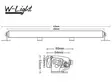 LED-extraljus 120W W-Light Blizzard slim - LED-ramper - 8020101425 - 3