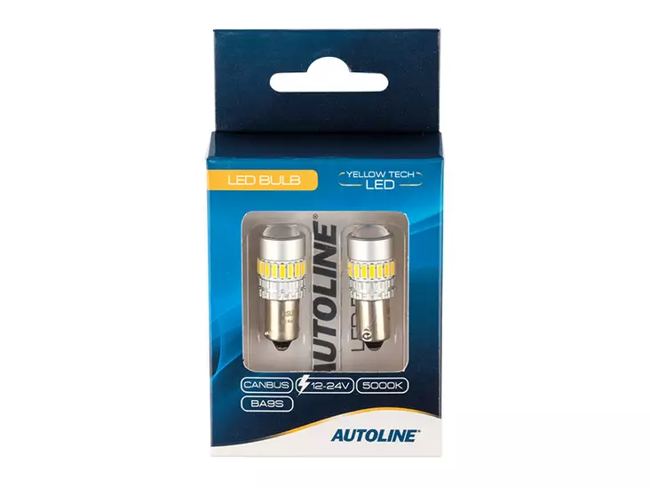 BA9s Yellow Tech LED-lampor, Autoline - Ba9s LED-lampor - 8020105315 - 1